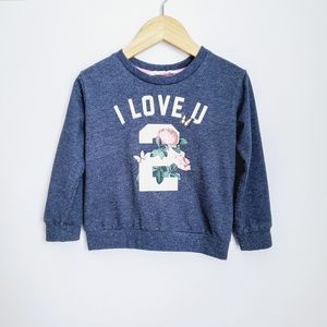 SOLD H&M Girl's Graphic Print Sweatshirt 1.5-2y